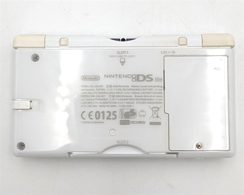 Nintendo DS Lite - Polar White - Konsol - SNR UEH16973035 (B Grade) (Genbrug)